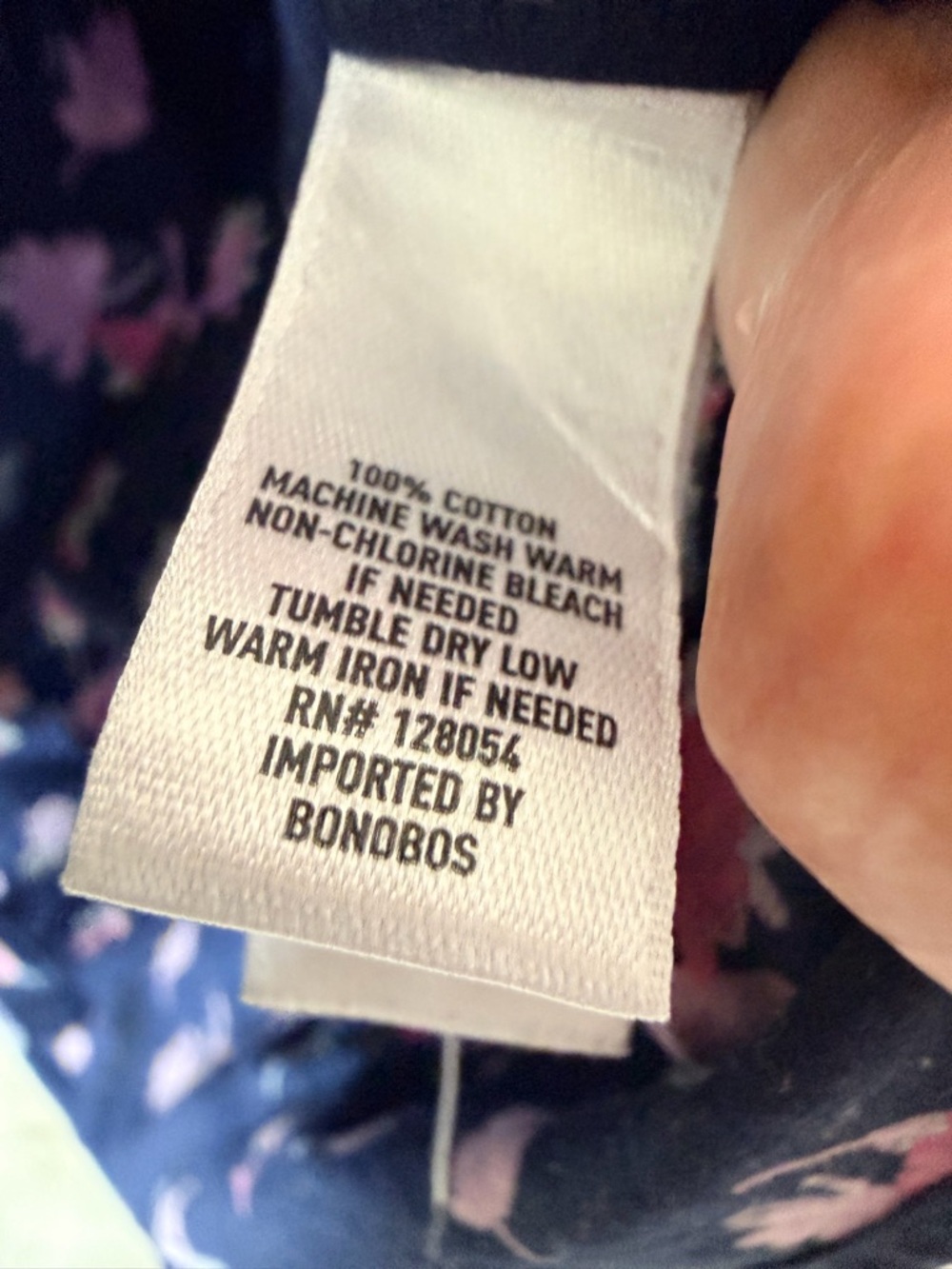 Bonobos Riviera Tailored Fit Floral Short Sleeve Shirt Navy Pink Small Short - Picture 5 of 9
